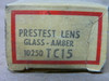 Cutler-Hammer 10250 Tc15 Amber Glass Pretest Lens