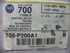 Allen Bradley 700-P200a1 Control Relay Type P Ser A 115-120V
