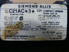 Siemens C21ac120-60-3-A10 Contactor 9Amp 3Pole 110/120V Coil 50/60Hz 2/No