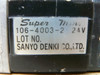 Sanyo Denki Co, Ltd 106-4003-2 Servo Motor Dc Motor