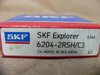 Skf 6204-2Rsh/C3 Single Row Ball Brgs