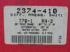 Robertshaw 2374 - 410 Differential Pressure Switch