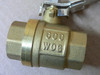 Parker 600Wog 150Wsp 1" Brass Ball Valve 600W0g