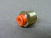 Smc Kq2h07-03As Male Adapter,1/4 In.,Tubexmale Bspt