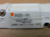 Smc Sv2200-5Fu Solenoid Valve 2 Position Double Solenoid Internal Pilot 24 Vdc
