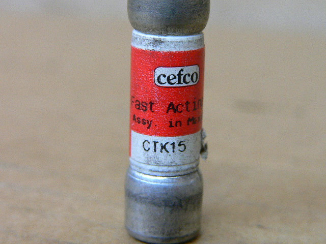 Cefco Ctk15 Fuse 15Amp 600Vac Fast Acting Fen Industrial