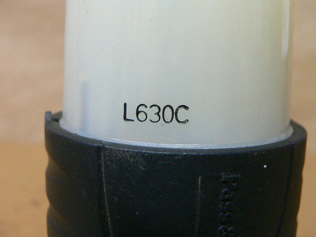 Pass & Seymour 3-Way 30A 250V L630c Black Turnlok Connector - Fen