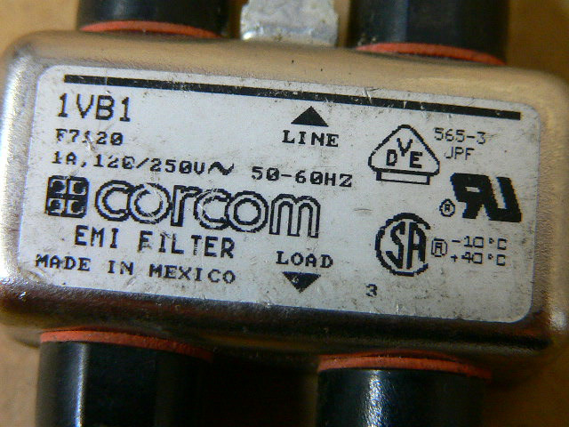 Corcom 1Vb1 1A 120/250V 60Hz Emi Filter F7120 - Fen Industrial