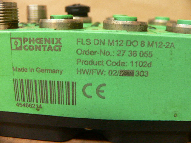 Phoenix Contact Distributed I/O Device Fls Dn M12 Do 8 M12-2A 2736055 ...