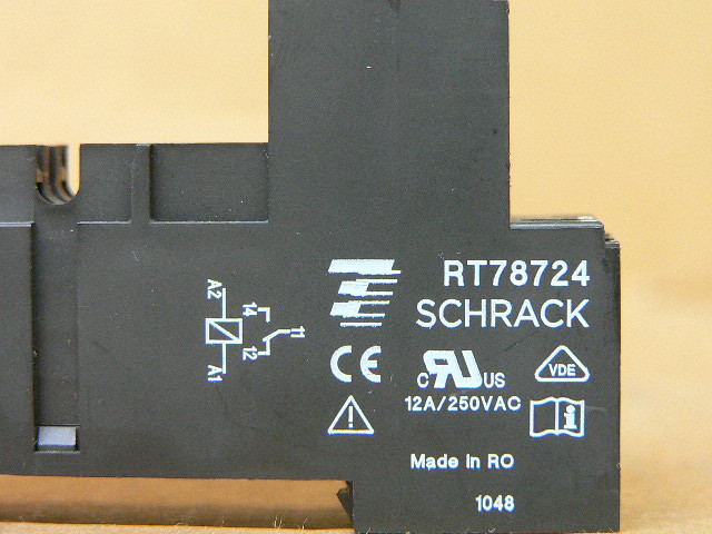 Schrack Rt78724 Relay Socket - Fen Industrial