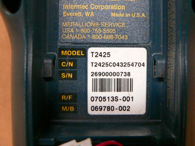 Intermec T2425 Barcode Scanner Trakker - Fen Industrial