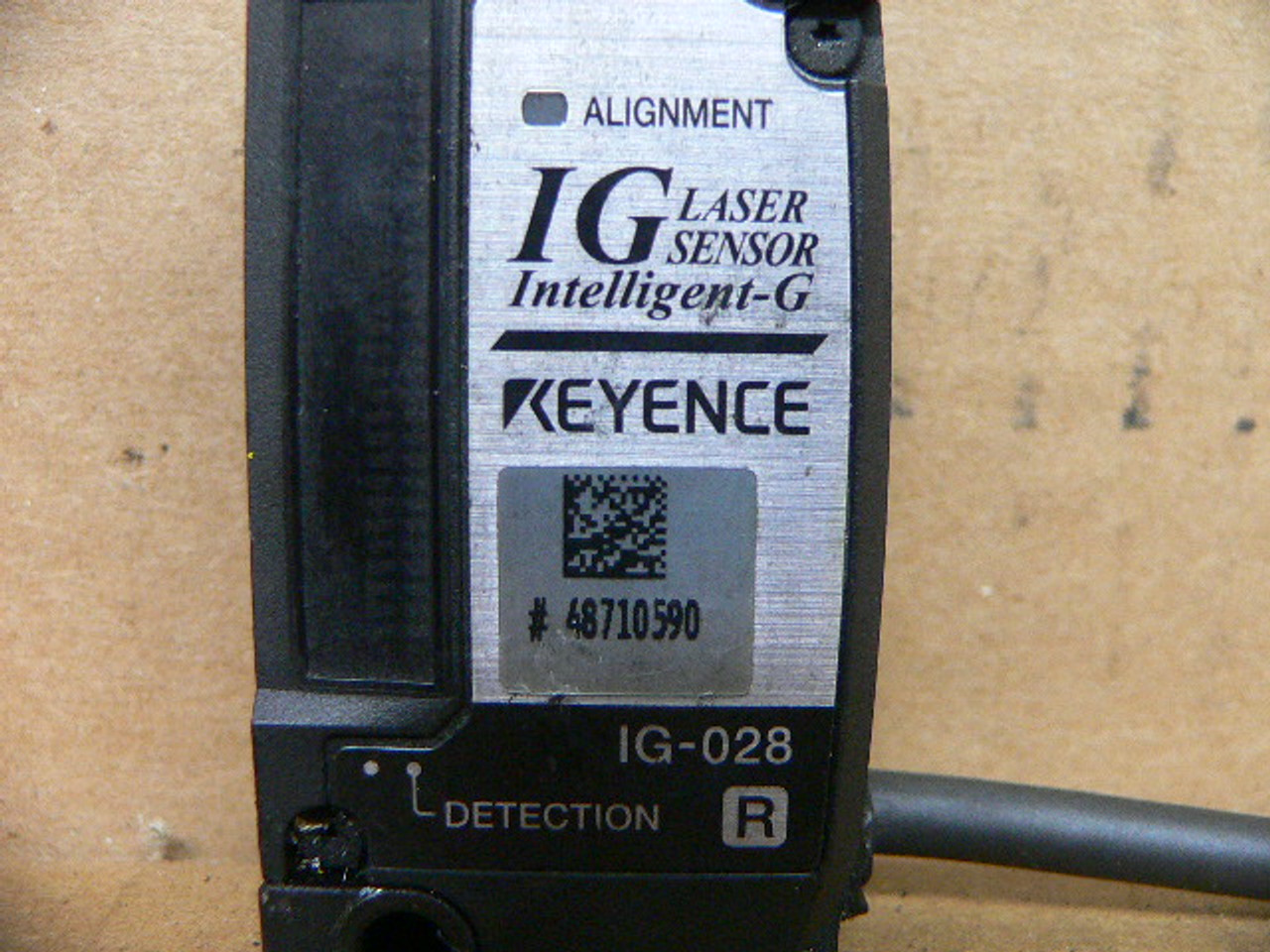 KEYENCE IG INTELLIGENT-G LASER SENSOR IG-028 R RIG-028 RECEIVER