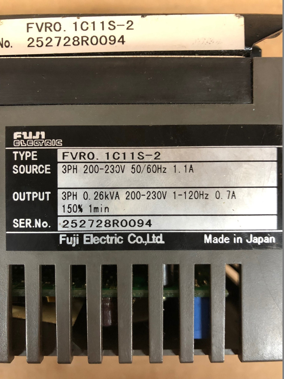 富士電気 FVRO 1C11S-2インバーター 200-230V - 通販 - hanackenovinky.cz