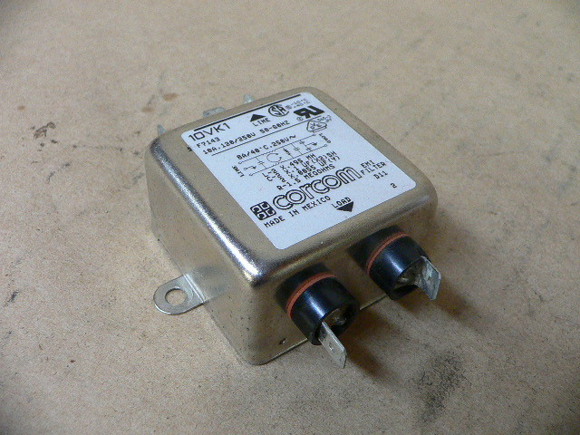 Corcom 10Vk1 F7143 Emi Filter 120/250 Volts @ 10 Amps - Fen Industrial