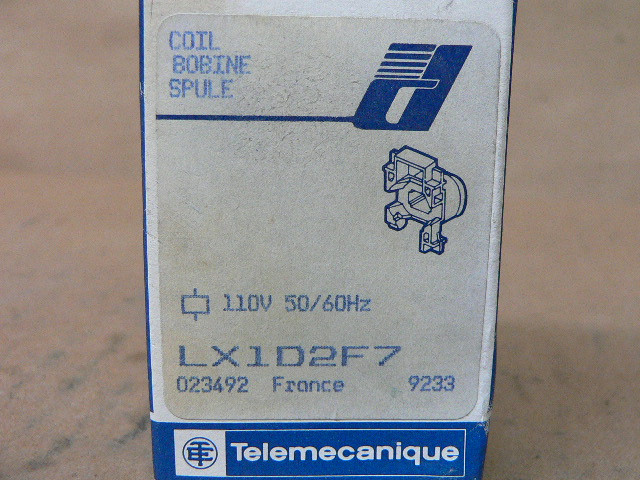 Lot De 2 Contacteurs Telemecanique LX1D2F7 Bobine 110V 50/60Hz - Occasion