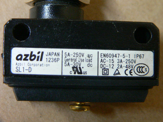 Limit Switch For Yamatake Azbil En60947-5-1 Sl1-D Sl1d Cnc - Fen