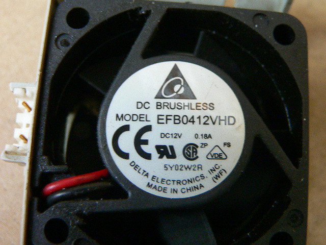 Koelventilator voor Delta EFB0412VHD 4020 4cm 40mm DC 12V 0.18A 2-pin