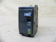 Square D Qob220 20 Amp 2 Pole Bolt-On 120/240 Volt Circuit Breaker