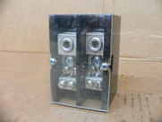 Power Terminal Block, 600V, 175A, Marathon, 1422570, 14-4Awg, 2 Pole,Panel Mount