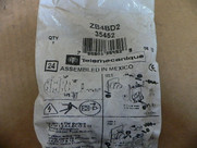 Telemecanique Schneider Zb4bd2 2-Position Selector Switch