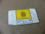 Allen-Bradley 800H-W141 Red "Stop" Pushbutton Switch Cover