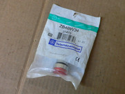 Electrical Pushbutton 22Mm Telemecanique Schneider Zb4bw34 Red Illuminated Head