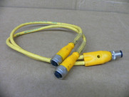 Balluff Connector Cable, Y-Splitter, Bcc0al7 Bcc M414-M415-M415-U2002-003 Used