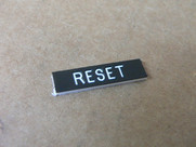 Sprecher & Schuh D7-17Be186 Legend Plate "Reset" Sprecher & Schuh D7-17Be186 Legend Plate "Reset"