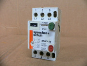 Sprecher + Schuh Kta3-25 Manual Motor Starter