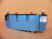 Mac 93A-Eab-000-Dm-Djap-4Dg Pneumatic Double Solenoid 4/3 Spool Valve 120V