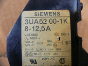 Siemens 3Ua52 00-1K 8-12.5A Overload Relay