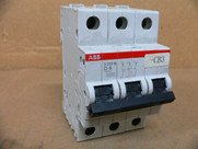 Abb  St203m-D6 Circuit Breaker 3-Pole 6A Circuit Breaker