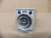 Omron H3yu Timer 0-10 Seconds 120Vac 3A 250Vac Resistive