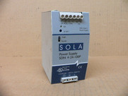 Used Sola Sdn 4-24-100P 24 Vdc 4 Amp Power Supply Sdn4-24-100P