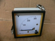 Crompton Greaves Ts-72 Analog Volt Meter 0-300V Spade-Type Terminal