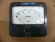 Simpson Electric 5518 Analog Panel Ammeter Industrial Ac Current Meter