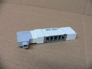 Smc Sv2500-5Fu Pneumatic Dbl Solenoid Valve, 5-Port, 24Vdc