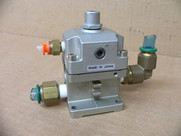 Smc Nvsa3125-02N Air Operated Pilot Valve, 3-Way, Pilot Press. 15-150 Psi - Used