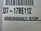 Sprecher & Schuh D7-17Be112 Legend Plate 40Mm Black Estop Sprecher & Schuh D7-17Be112 Legend Plate 40Mm Black Estop