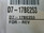 Sprecher & Schuh D7-17Be253 Legend Plate For-Rev Sprecher & Schuh D7-17Be253 Legend Plate For-Rev