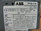 Abb Tf42-7.6 Thermal Overload Relay 5.7-7.6A 690V