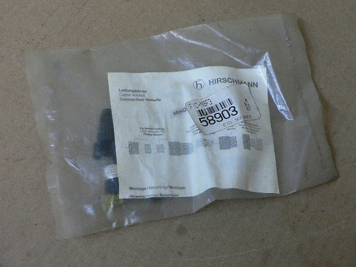 Hirschmann Fic-M8f3 Ficm8f3 58903 - Field Wireable Female M8 Pico 3 Pin Hirschmann Fic-M8f3 Ficm8f3 58903 - Field Wireable Female M8 Pico 3 Pin