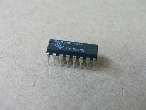 New Ti Sn75138n Quad Bus Transceiver 16 Dip Ic