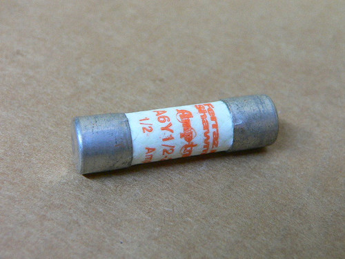 Ferraz Shawmut A6y1/2-2B Amp-Trap Fuse 600V 0.5 Amp Fast Acting Ferraz Shawmut A6y1/2-2B Amp-Trap Fuse 600V 0.5 Amp Fast Acting