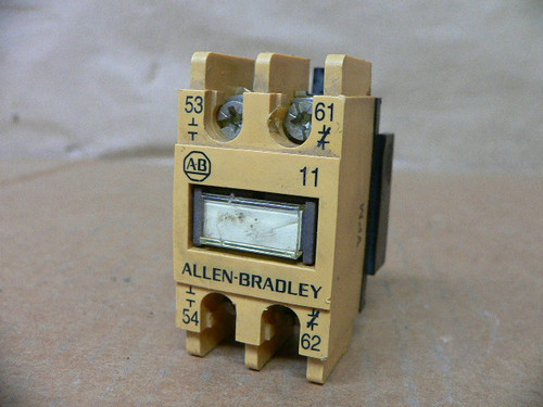 Allen-Bradley 195-Fa11 Add-On Contact Block Used Allen-Bradley 195-Fa11 Add-On Contact Block Used