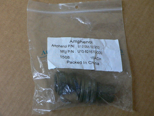 Amphenol U10-821670-000 97-3106A-18 (0850) U10821670000     Shell