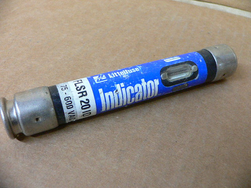 Littelfuse Indicator, Time-Delay Fuse, Flsr 20 Id, Class Rk5, 20 Amp Littelfuse Indicator, Time-Delay Fuse, Flsr 20 Id, Class Rk5, 20 Amp