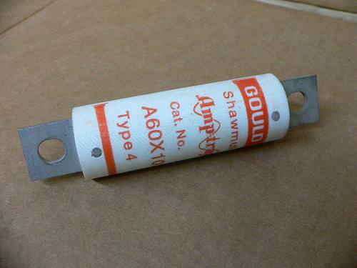 Gould A60x100 High Speed Semiconductor Fuse 100A; 600Vac Gould A60x100 High Speed Semiconductor Fuse 100A; 600Vac