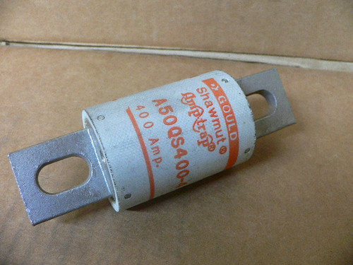 Ferraz Shamwut A50qs400-4 Fuse 400 Amp 500 Vac/500Vdc Amptrap Ferraz Shamwut A50qs400-4 Fuse 400 Amp 500 Vac/500Vdc Amptrap