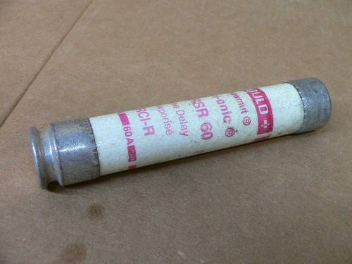 Gould / Shawmut Trsr 60 Time Delay Fuse 60 Amp Tri-Onic 600V ~ Type D Hrci-R Gould / Shawmut Trsr 60 Time Delay Fuse 60 Amp Tri-Onic 600V ~ Type D Hrci-R